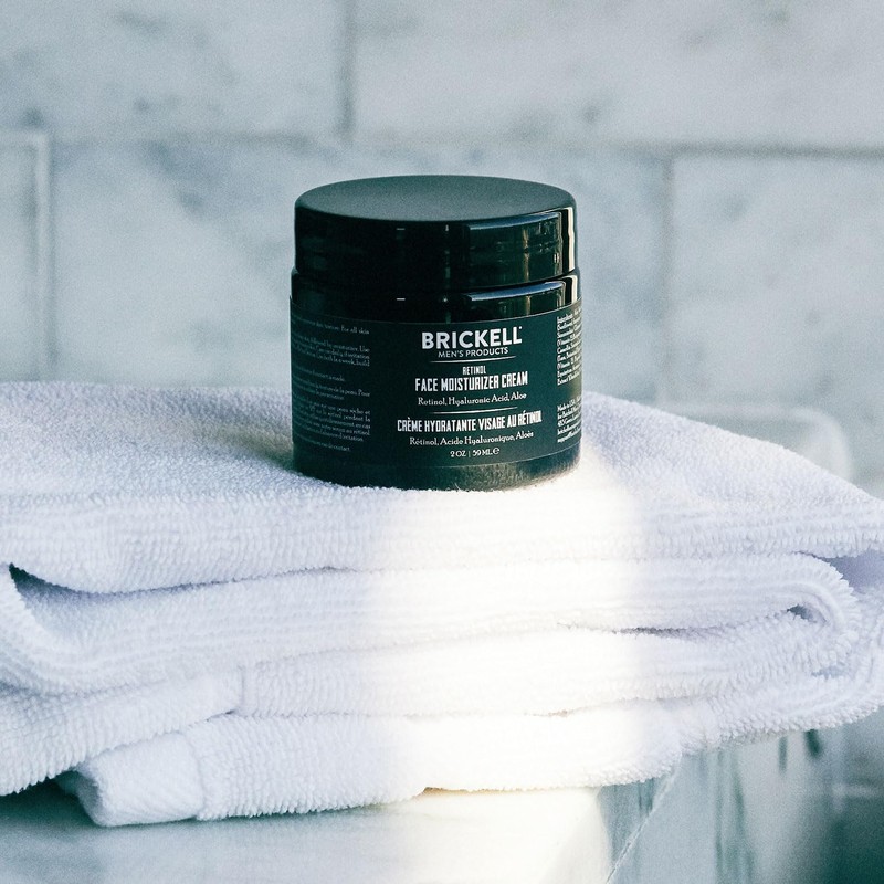 Brickell Men's Retinol Face Moisturizer Cream For Men, Natural &