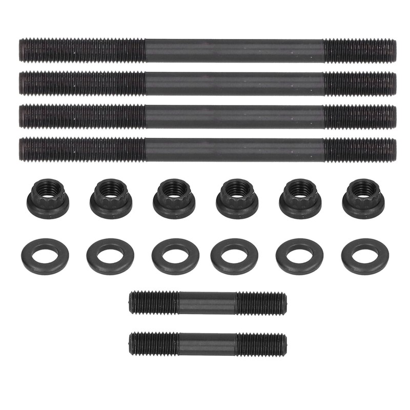 Heavy Duty Cylinder Head Studs Nuts Kit Steel Fit for