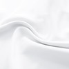 DONREN Pure White Small Window Curtain Panels for Kitchen -