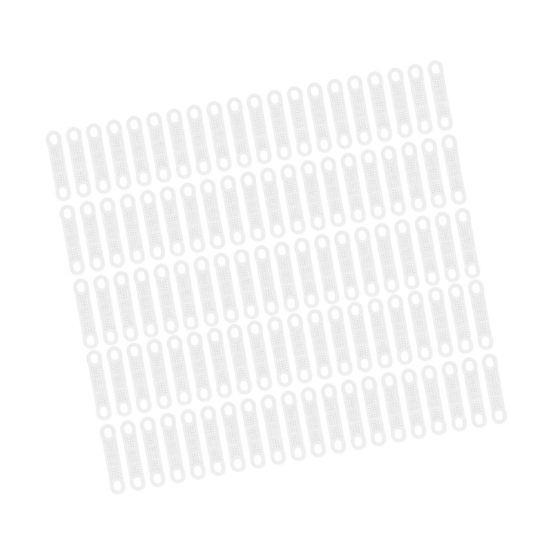 100pcs Clear Non Slip Silicone Clothes Hanger Grips Increased Friction
