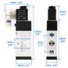 Baomain Pneumatic Solenoid Valve 4V310-10 DC 24V PT 3/8" 2