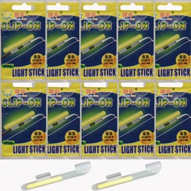 linguang 20PCS Fishing Glow Sticks for Rod Tips ，Fishing Pole Glow Sticks，Glow Tips for Fishing Poles，Bulk Kits 20pcs fit Rod 3.8-4.3mm…