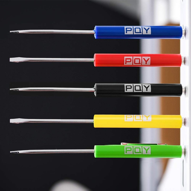 PQY 10pcs Mini Tops And Pocket Clips Pocket Screwdriver Strong