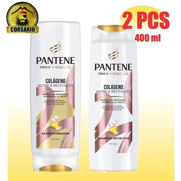 Pantene Collagen Conditioner and Shampoo x 400 ml