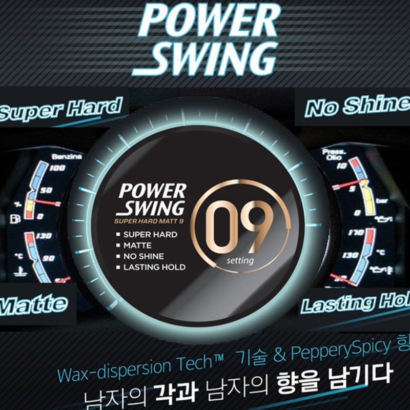Men's Wax Powerful Setting Matte Cream Power Swing 80g /