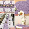 6 Pack 10 Ft Cheesecloth Table Runner Dusty Light Purple