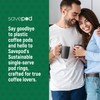 SavePod Cafetera con cápsulas de café reutilizables, compatible con máquinas