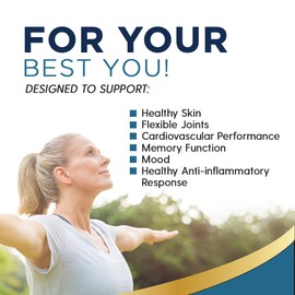 Nature's Life The Total EFA Fish Oil w/Organic Flaxseed & Borage Oils | 1200 mg | Skin, Heart & Memory | 90 Softgel