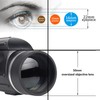 13X50 Monocular Telescope with Handle, High Definition Monocular for Adult