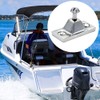 Amadget 2 Pack Boat Deck Hinge Bimini Top Side Mount,