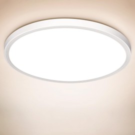 Ceiling Light LED Ceiling Light Flat Round Ultra Thin Lamp Ceiling Hallway Lamp 18 W White 4000 K 1600 LM Modern IP44 Bathroom Lamp Bathroom Lamp for Living Room Bedroom Balcony Bathroom Hallway