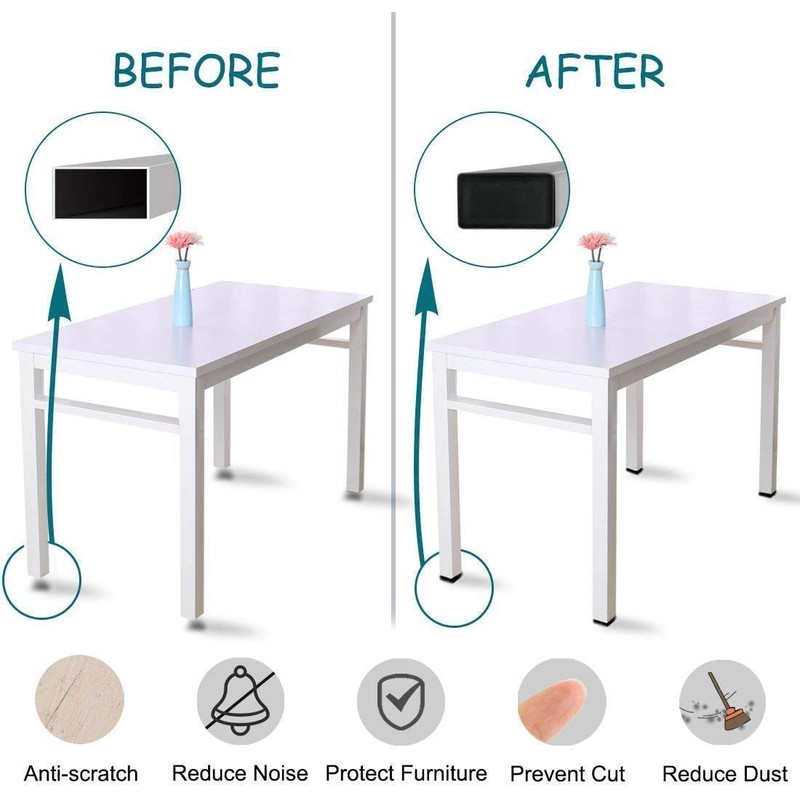 2" x 3" Rectangle Tubing End Caps, Tubing Post End