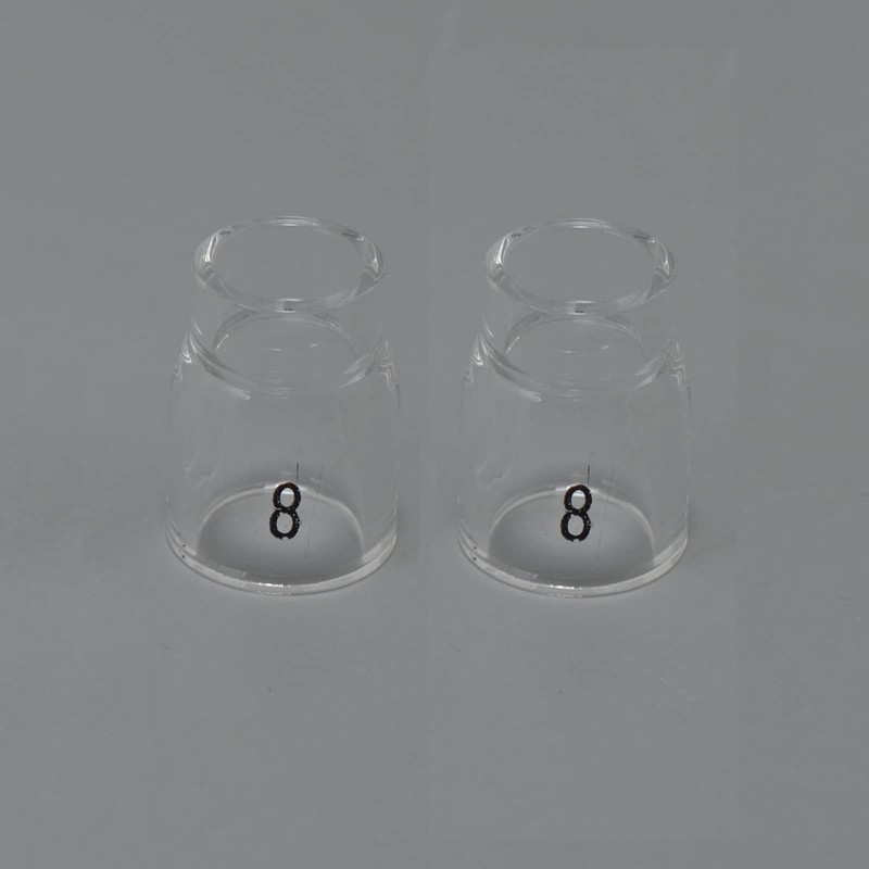 RIVERWELD TIG Quartz Nozzle Clear Glass Cups 13N12 8# 1/2"