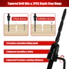 CASOMAN 15 PCS Countersink Drill Bit Set, Tapered Drill Bits,