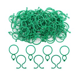 AORHOFJ 100 Stück Pflanzenklammer, Gartenpflanzenklammer, Kunststoff-Kletterpflanzenklammer, Pflanzenklammer-Gitterklammer, Pflanzenklammer zur Unterstützung der Pflanzenhaltung