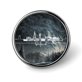 BESTORLOVE Pins Bulk Set Enamel Pins UK Oxford Skyline Pins For Backpacks City Souvenir Native Buttons For Jeans City Pride Modern Location Lapel Pins Accessory For Men Women Girls