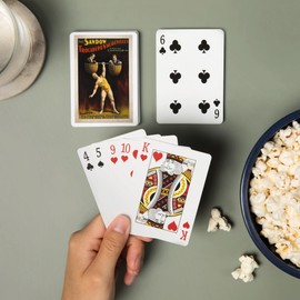 Lantern Press The Sandow Trocadero Vaudevilles Weightlifting, Vintage Advertisement (52 Playing Cards, Poker Size Card Deck with Jokers)