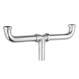 ZM 1-1/2 Inch x 16 Inch Kitchen Sink End Waste Center Outlet for Tubular Drain Applications, Chrome