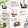 Gnome Wind Chimes for Outside with 6 Larger Bells -