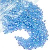 qiipii 8000PCS 3mm Light Blue AB Resin Rhinestones for Crafts