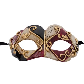 LannaMask Handmade Venetian Mask Eye Mask Colombina Ball Mask Carnival Children (C03)