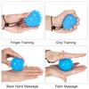 Yesaler Hand Trainer Hedgehog Ball with Elastic Hand Strap Massage