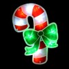 WeRChristmas Candy Cane Pathway Christmas Lights Double Sided, 24 cm