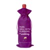 Tesedupoole Wine Bag Wedding Gift for Mr and Mrs -