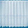 Amelia Heavy All Over Pattern Net Curtains In White -