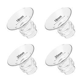 GOTOCUT Flange Inserts 18mm 20mm 4PCS Compatible with Spectra Medela TSRETE Momcozy Bellababy 24mm Flange/Shields Wearable Breast Pump, Reduce Nipple Tunnel Size, Replacements Pump Parts