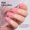 Imtiti Pink Jelly Gel Nail Polish, Sheer Translucent UV Gel