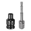 sourcing map Deep 6-Point Impact Socket 1/2" Drive 8mm Metric