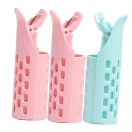 Baluue 3pcs Material Hair Curler Clips for Hair Styling Jumbo Rollers Random Color