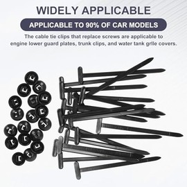 300PC Cinchos de Plastico, Hebillas de Cable Autobloqueantes para Automóvil | Nylon Resistente, Instalación Rápida, Diseño Compacto, Uso Versátil, Aju