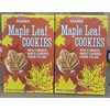 Trader Joe Maple Leaf Cookies with a Smooth Maple Crème