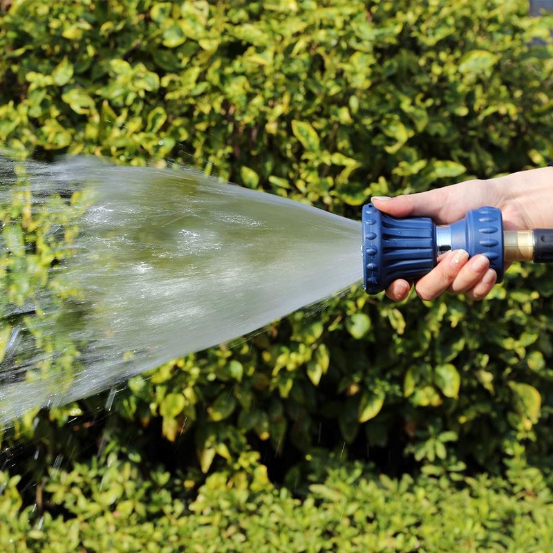 HOSUN Garden Hose Nozzle, Fireman Style Hose Nozzle, Heavy Duty
