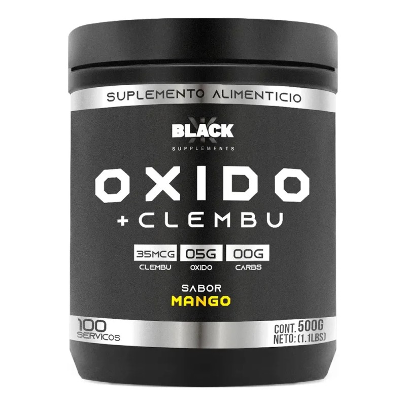 Black Supplements Oxido Nítrico Clembu 500g Pre Entreno