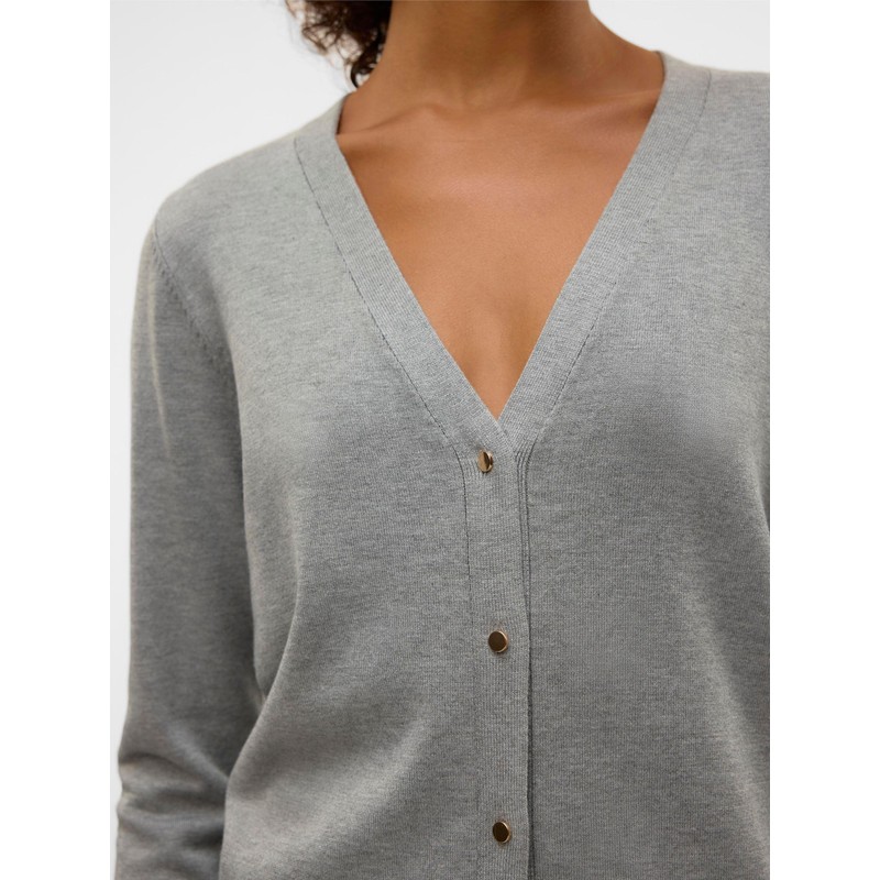 VERO MODA Women's Vmsilje LS V-Neck Cardigan Ga Noos Cardigan,