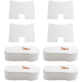 Fette Filter - 4 Pack Filter Kit Compatible with Select Shark Vacuum Models HH202, HH205, HS152AMZ, HZ2000, HZ2000C, HZ2002, HZ2002NP, HZ2003C, HZ251, HZ602, HZ700, HZ702 XPMFHZ2000 & XFFKHZ1999