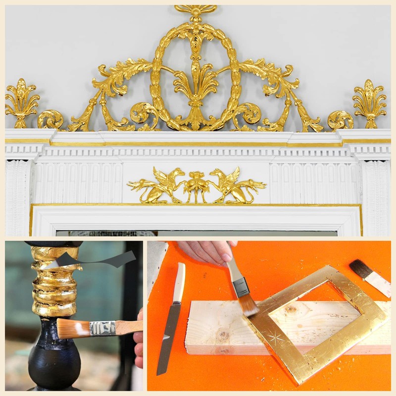 Gold Leaf Adhesive,Gilding Adhesive,Gold Leaf Glue for Craft, Arts, Wood
