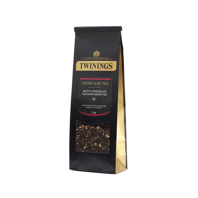 Twinings Nutty Chococolate Flavour Assam Loose Leaf Tea 125g bag