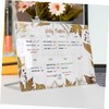 DOITOOL Acrylic Memo Board for Desk Transparent Dry Erase Writing