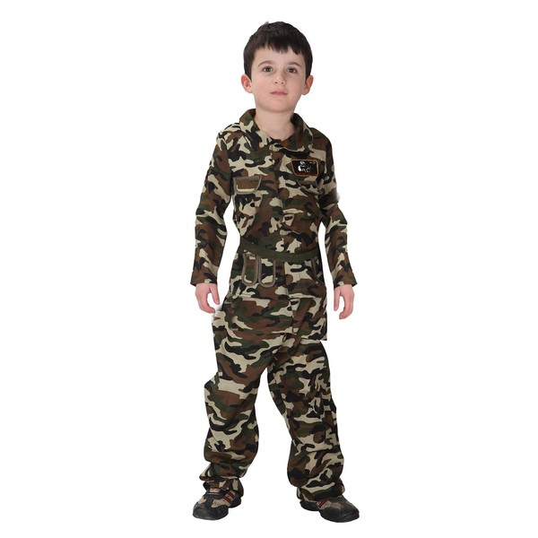 Brcus Army Boys Camouflage Soldier Role Play Military Uniform Cosplay