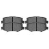 AutoShack Front and Rear Ceramic Brake Pads Set 8pcs Replacement
