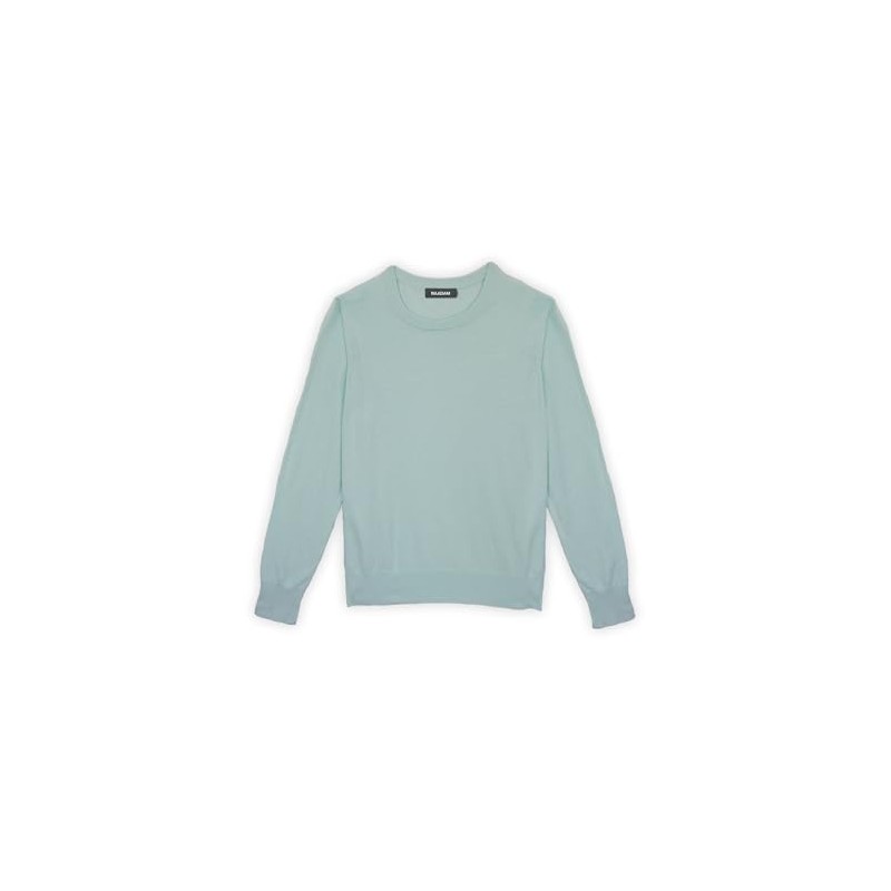 NAADAM Soft Cotton Cashmere Crewneck, Mint, Medium