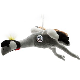 Crown Crane Cuddly Toy Bird Wild Bird Crane Heron Flying 27 cm ARTUR - Cuddly Toys *biz
