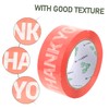 Ciieeo 1roll Thank You Packaging Tape Decorative Duct Tape for