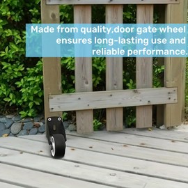 Gate Wheels for Wooden Gate,Adjustable Gate Caster Wheel,Door Gate Wheel,Gate Caster Wheel,Wheels for Wooden Gate,Adjustable Doors Supports,Heavy Duty Outdoor Farm Gate Doors Supports,Gate Wheels