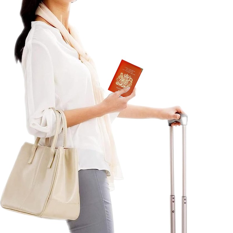 Passport Holder for UK Passport Protector Cover Wallet PU Leather