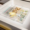Martha Stewart Brody Desktop Storage Organizer, Stack and Slide Plastic